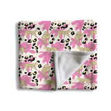 Contemporary Leopard Pattern Fleece Blanket By Artists Collection