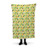 Citrus Background Fleece Blanket By Artists Collection