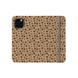 Coffee Beans Pattern iPhone Folio Case By Artists Collection