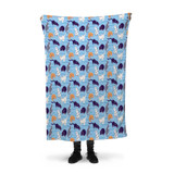 Cats Pattern Fleece Blanket By Artists Collection