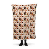 Abstract Jungle Pattern Fleece Blanket By Artists Collection