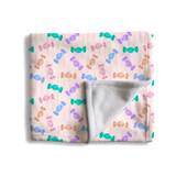 Hard Candy Pattern Fleece Blanket By Artists Collection