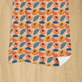 Abstract Peach Pattern Beach Towel By Artists Collection