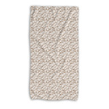 Coffee Stains Pattern Beach Towel By Artists Collection