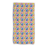 Colorful Abstract Pattern Beach Towel By Artists Collection
