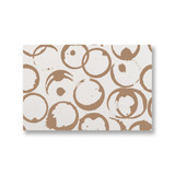 Coffee Stains Pattern Canvas Print By Artists Collection