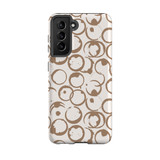 Coffee Stains Pattern Samsung Tough Case By Artists Collection