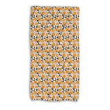 Juicy Orange Pattern Beach Towel By Artists Collection