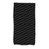 One Line Faces  Pattern Beach Towel By Artists Collection