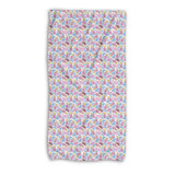 Pink Pinapple Pattern Beach Towel By Artists Collection