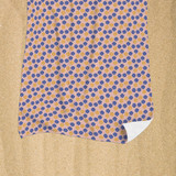 Simple Flower Pattern Beach Towel By Artists Collection