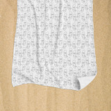 Simple Line  Pattern Beach Towel By Artists Collection