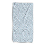 Snowman Pattern Beach Towel By Artists Collection