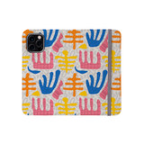 Colorful Abstract Pattern iPhone Folio Case By Artists Collection