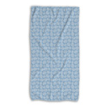 Wood Cuts Pattern Beach Towel By Artists Collection