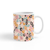 Colorful Cheetah Spots Pattern Coffee Mug By Artists Collection