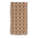 Modern Tropical Leopard Pattern Beach Towel By Artists Collection