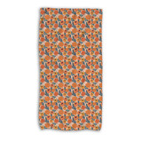 Fresh Peach Pattern Beach Towel By Artists Collection