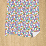 Easter Eggs Pattern Beach Towel By Artists Collection