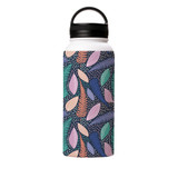 Colorful Fern Pattern Water Bottle By Artists Collection