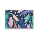 Colorful Fern Pattern Canvas Print By Artists Collection