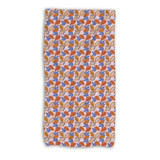 Abstract Papaya Pattern Beach Towel By Artists Collection