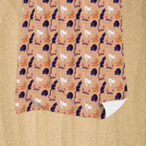 Meow Pattern Beach Towel By Artists Collection