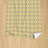 Lemon Slice Pattern Beach Towel By Artists Collection