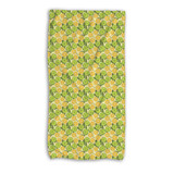 Lemon And Lime Slice Pattern Beach Towel By Artists Collection