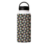 Colorful Flowers Pattern Water Bottle By Artists Collection