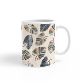 Colorful Leaves Pattern Coffee Mug By Artists Collection