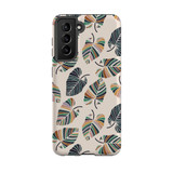 Colorful Leaves Pattern Samsung Tough Case By Artists Collection