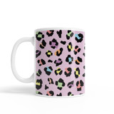 Colorful Leopard Skin Pattern Coffee Mug By Artists Collection