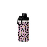 Colorful Leopard Skin Pattern Water Bottle By Artists Collection