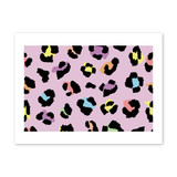 Colorful Leopard Skin Pattern Art Print By Artists Collection