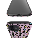 Colorful Leopard Skin Pattern iPhone Tough Case By Artists Collection