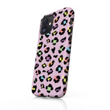 Colorful Leopard Skin Pattern iPhone Tough Case By Artists Collection