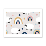 Counting Sheep Pattern Art Print By Artists Collection