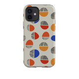 Abstract Circles Pattern iPhone Tough Case By Artists Collection