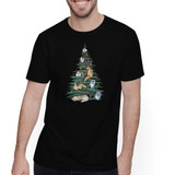 Christmas Tree Cats T-Shirt By Vexels