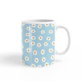 Daisy Flower Pattern Coffee Mug By Artists Collection