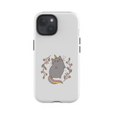 Cute Cat Unicorn iPhone Tough Case By Vexels