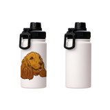 Cute Cocker Spaniel Illustration Water Bottle By Vexels