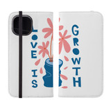 Love Is Growth iPhone Folio Case By Vexels