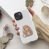 Anime Girl With Corgi iPhone Tough Case By Vexels