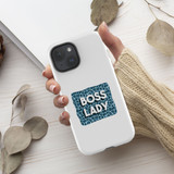 Boss Lady With Leopard Background iPhone Tough Case By Vexels