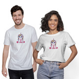 Big Eyed Unicorn Love T-Shirt By Vexels