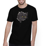 Cat Coming Out Of Hole T-Shirt By Vexels