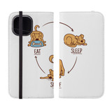 Dog Life Cycle iPhone Folio Case By Vexels