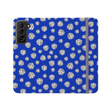 Dice Pattern Samsung Folio Case By Artists Collection